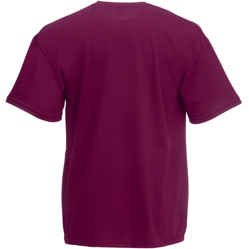 Kurzarm TShirt Herren Burgundrot 2/2