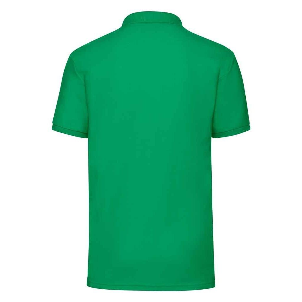 6535 Piqué PoloShirt, Kurzarm Herren Grün 3/4