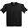 TShirt mit Rundhalsausschnitt, kurzärmlig Kinder Schwarz