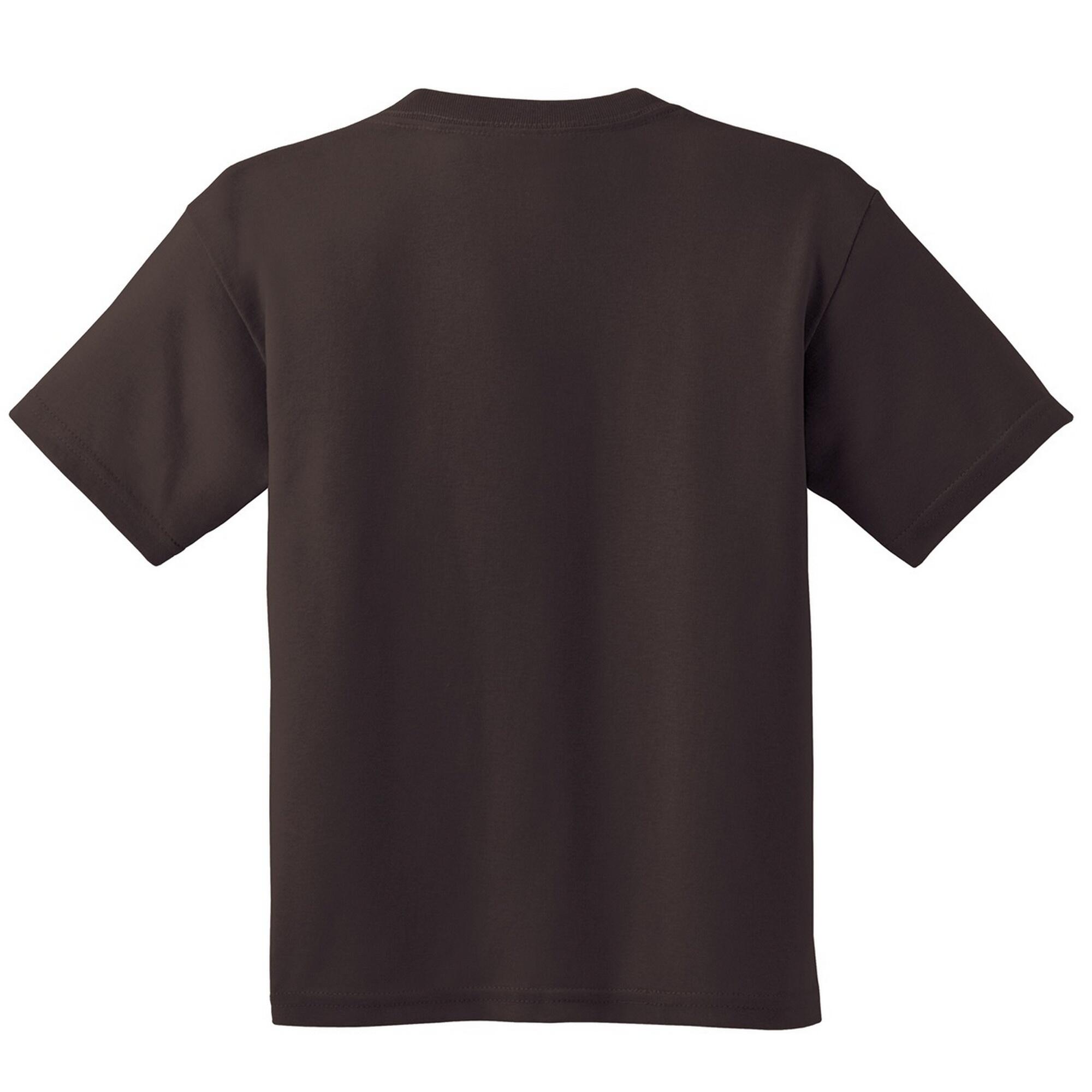 Youth Unisex Heavy Cotton TShirt (Dark Chocolate) 2/2