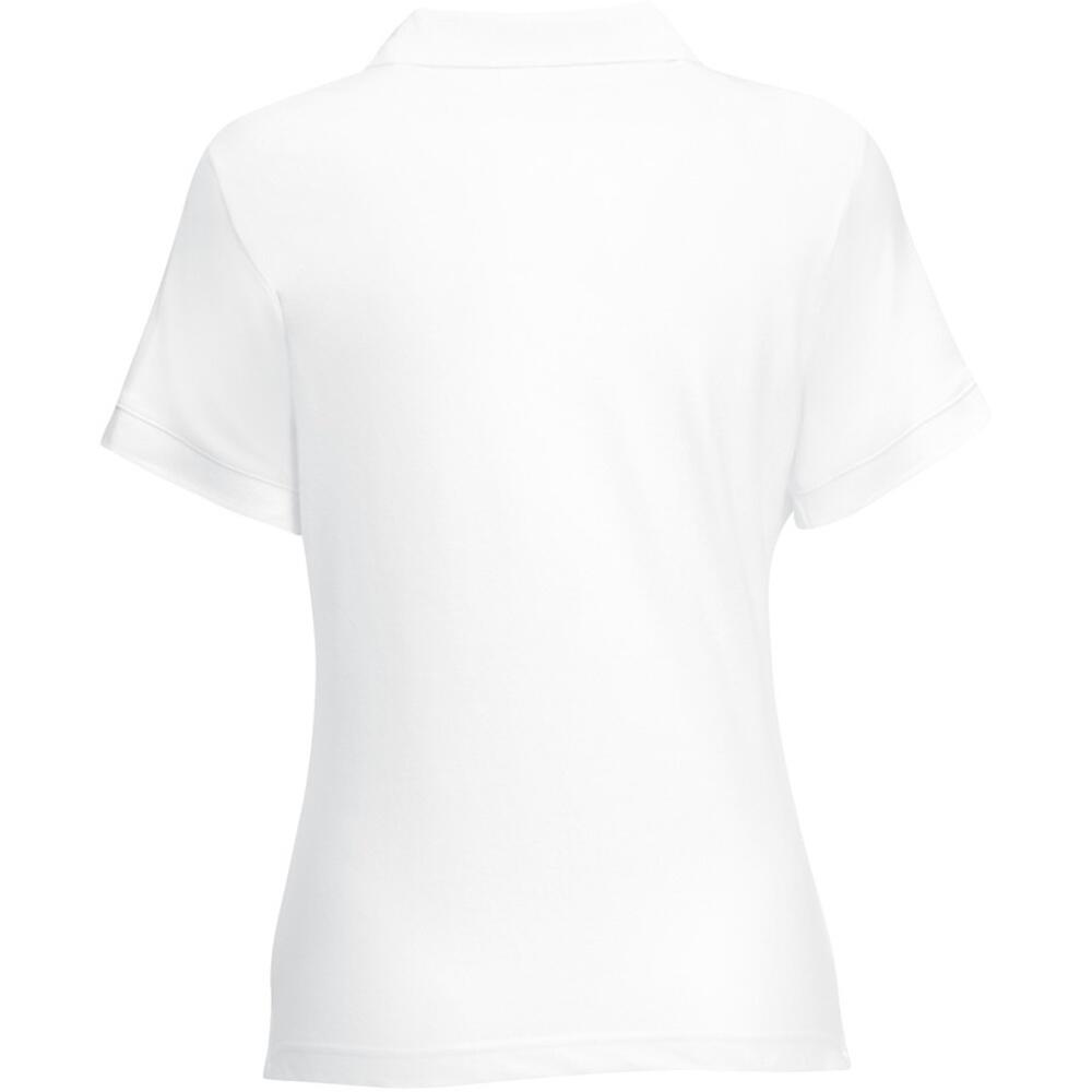Polo Manches Courtes Femme (Blanc) 3/3