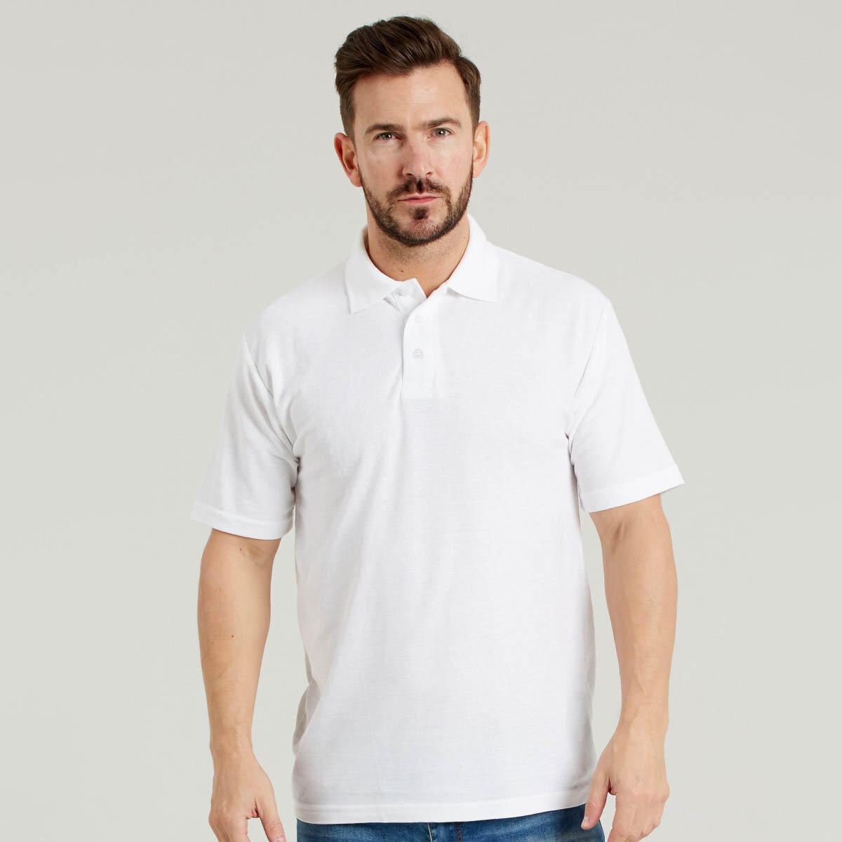 Polo Adulte (Blanc) 2/2