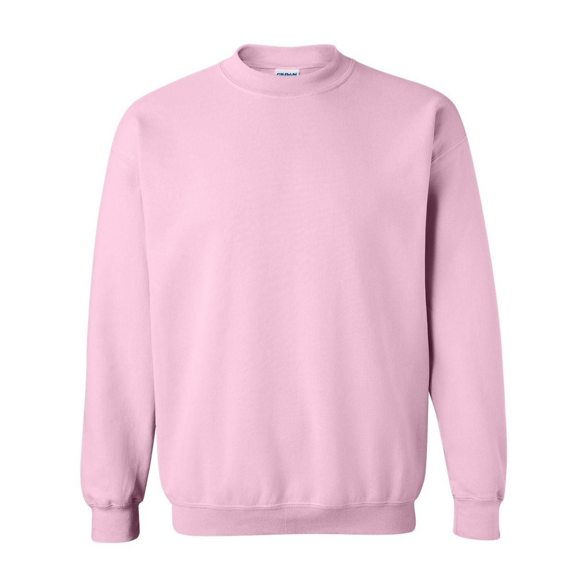GILDAN Heavy Blend Unisex Adult Crewneck Sweatshirt (Light Pink)