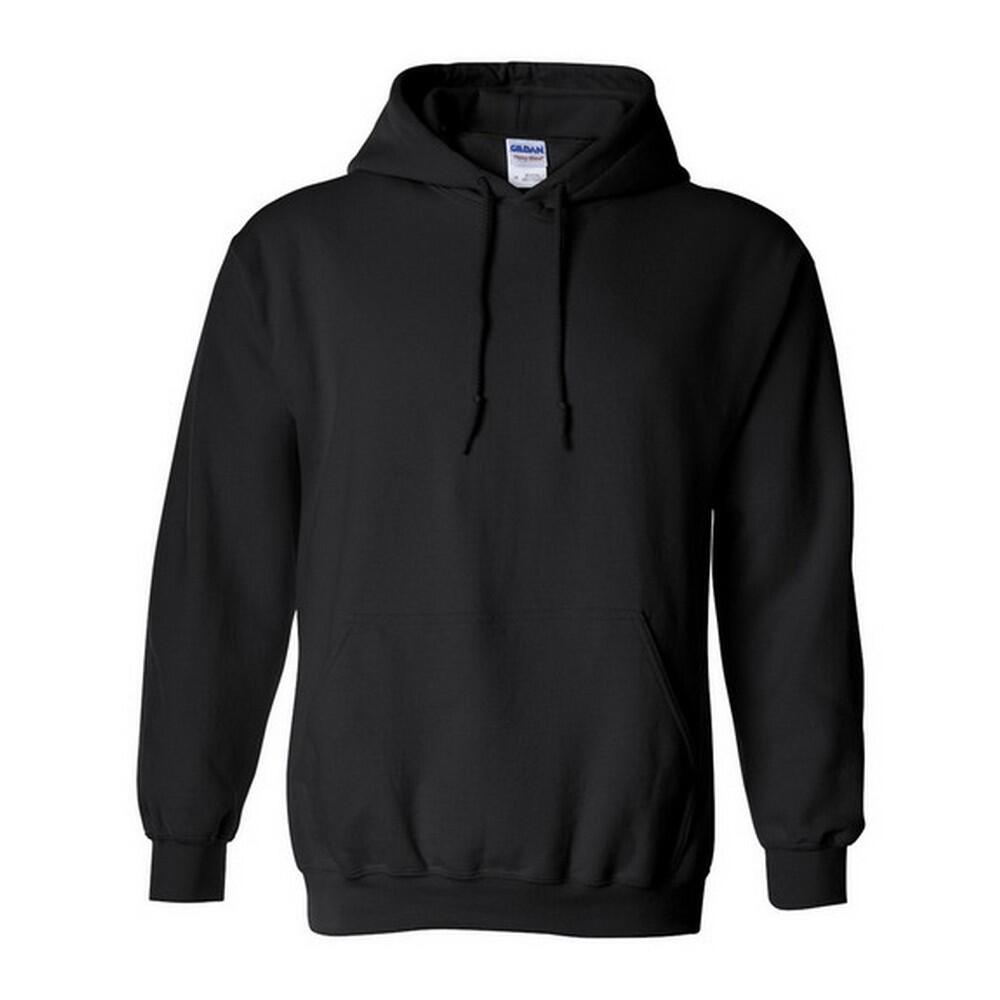 GILDAN Heavy Blend Adult Unisex Hooded Sweatshirt / Hoodie (Black)