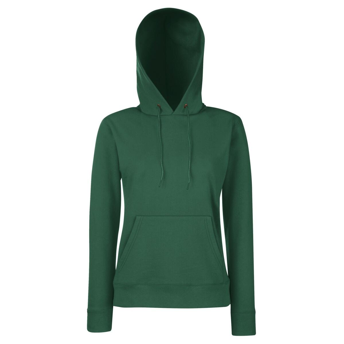 Lady Fit Pullover mit Kapuze Damen Flaschengrün 3/3