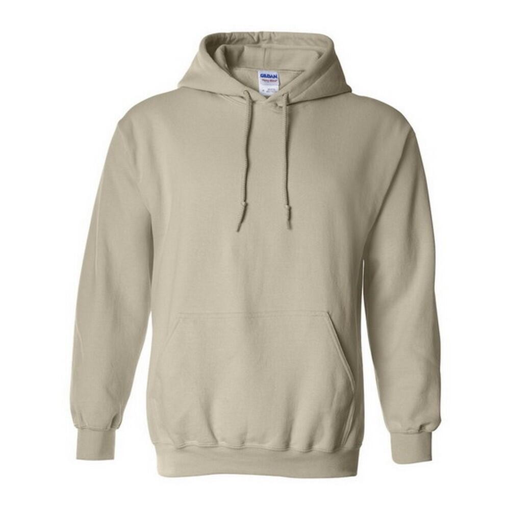 GILDAN Heavy Blend Adult Unisex Hooded Sweatshirt / Hoodie (Sand)