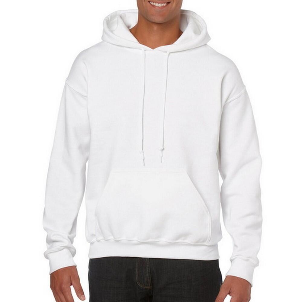 Sweatshirt À Capuche Unisexe (Blanc) 3/3