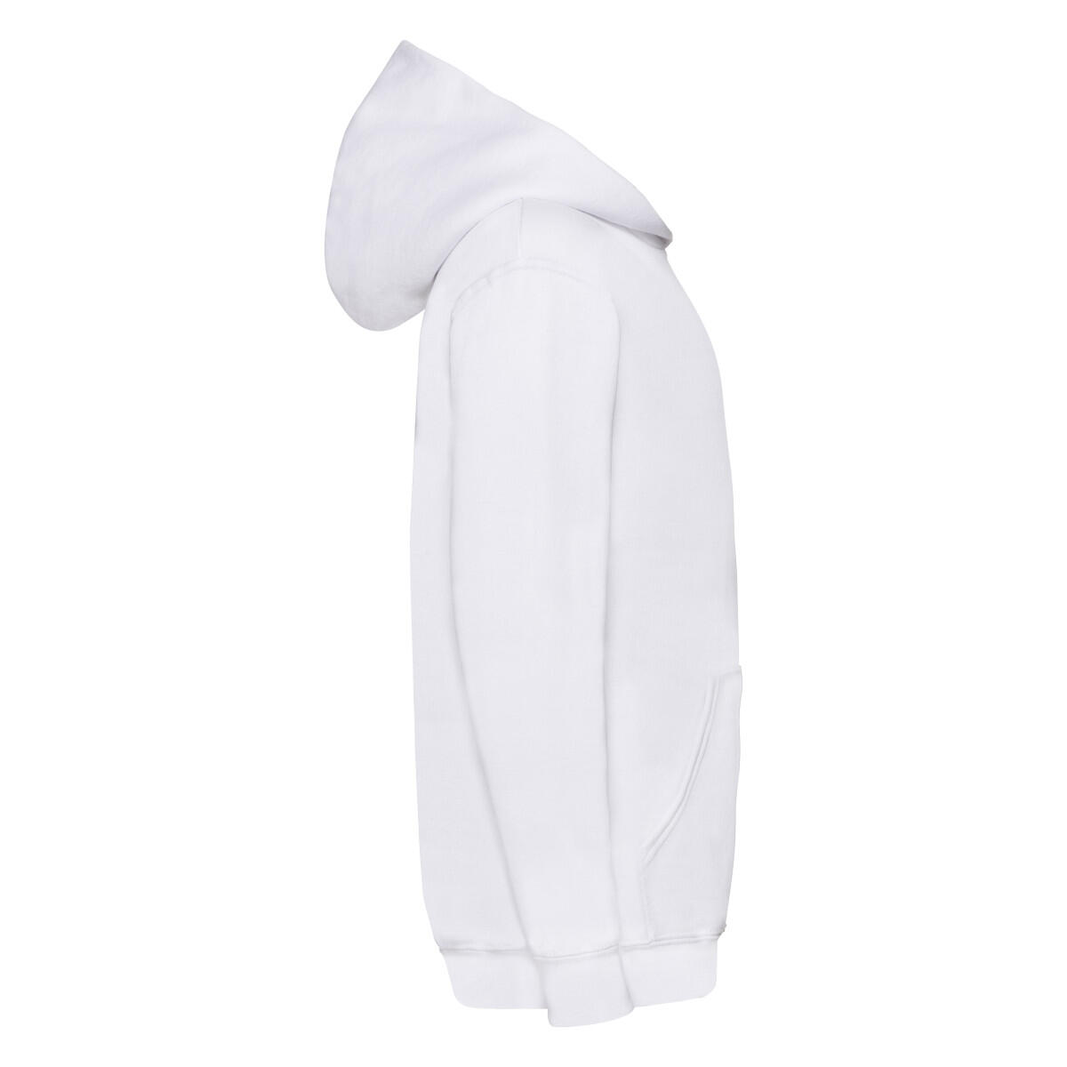 Sweat À Capuche Unisexe (Blanc) 2/2