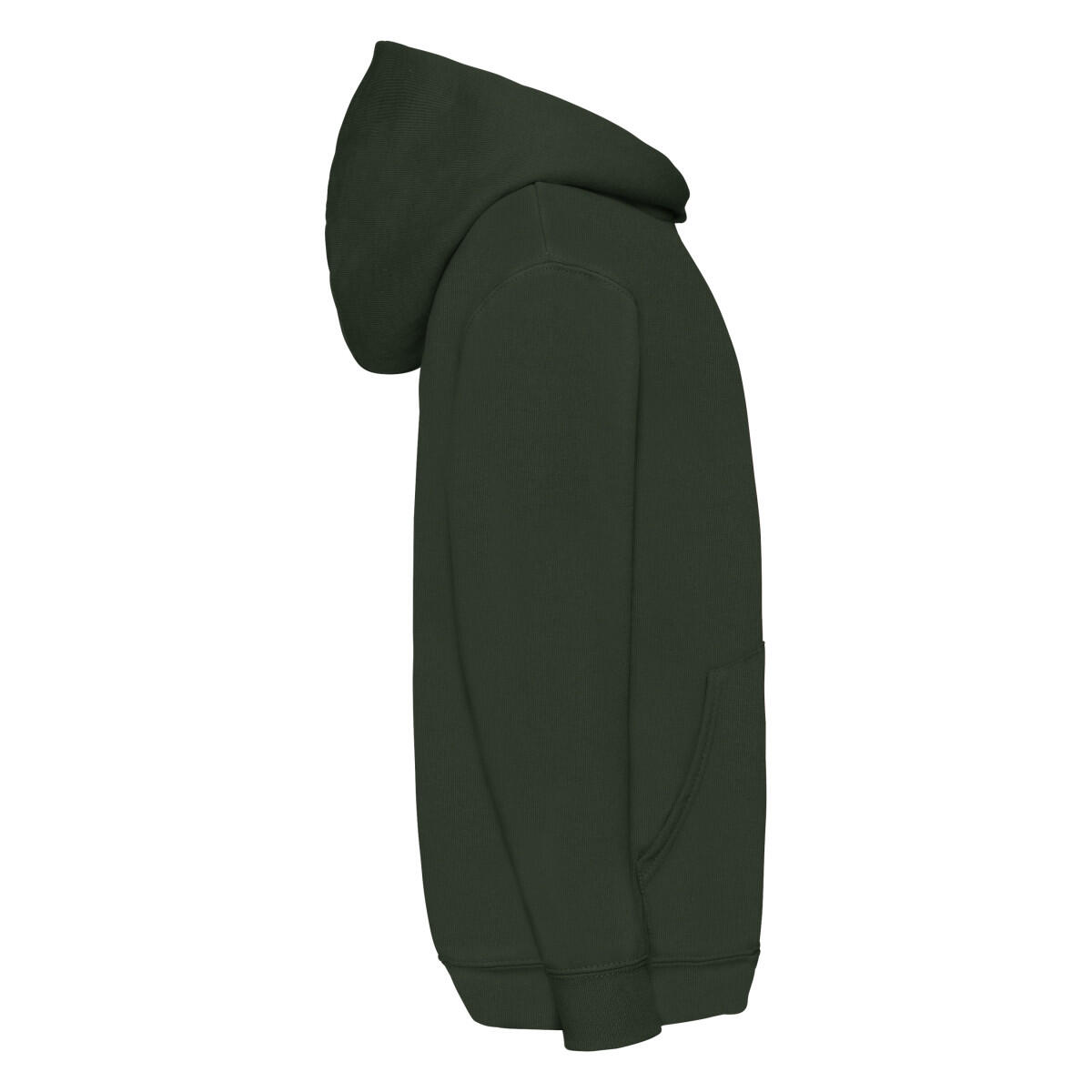 Pullover mit Kapuze für Kinder Flaschengrün 2/2