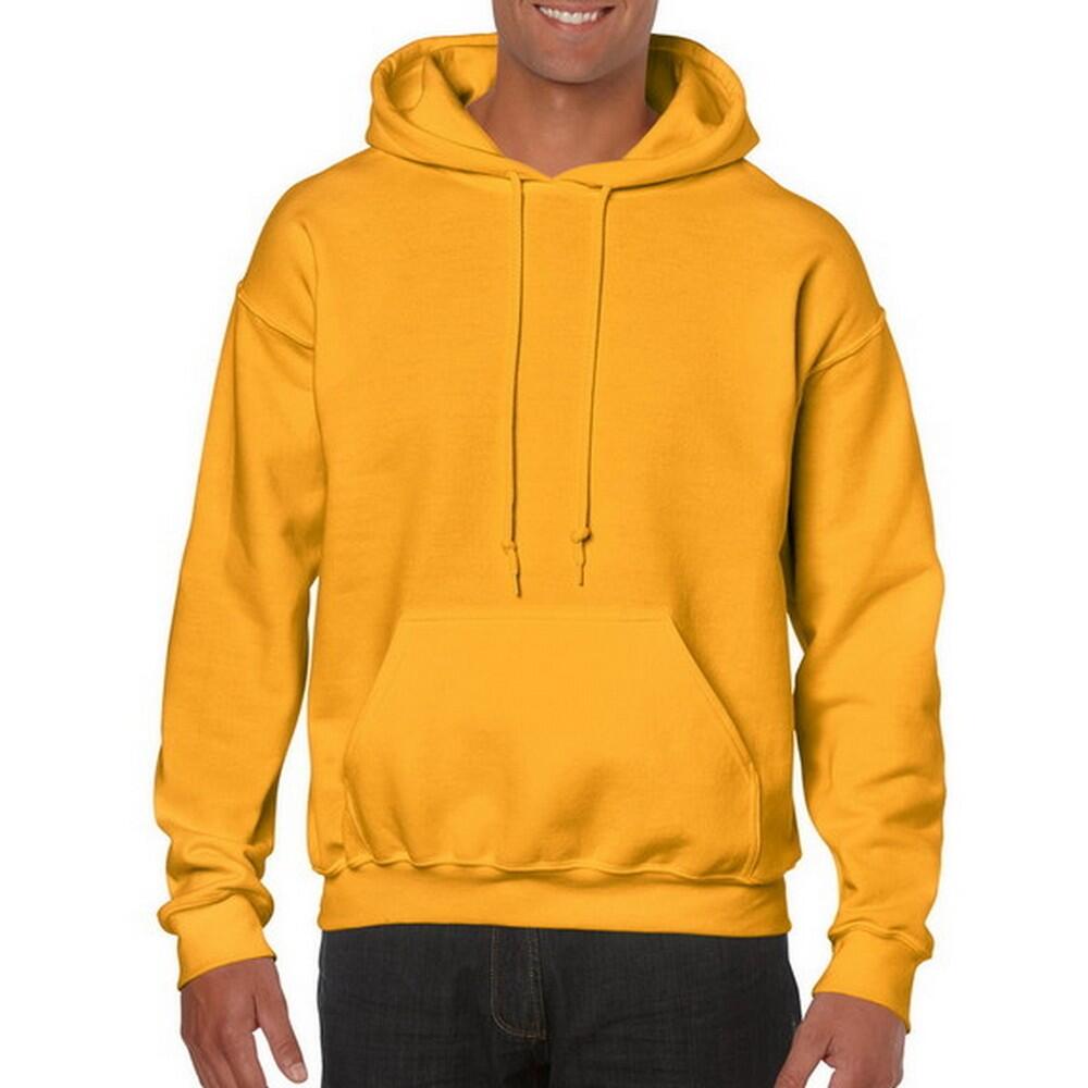 Felpa Con Cappuccio Uomo Gildan Giallo Oro 3/3