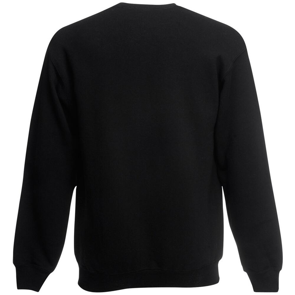 Mens SetIn Belcoro® Yarn Sweatshirt (Black) 2/2