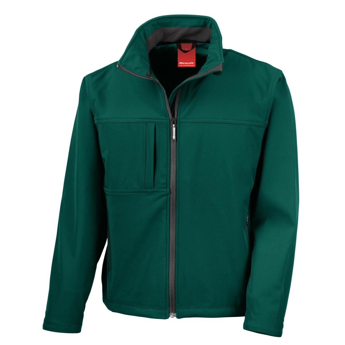 Giacca Tecnica Softshell Uomo Result Verde Bottiglia 2/3