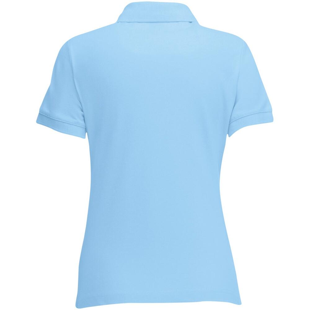 Polo Manches Courtes Femme (Bleu Ciel) 2/2