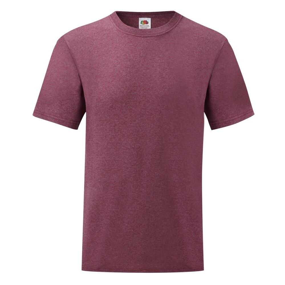 FRUIT OF THE LOOM Mens Valueweight Short Sleeve TShirt (Heather Burgundy)