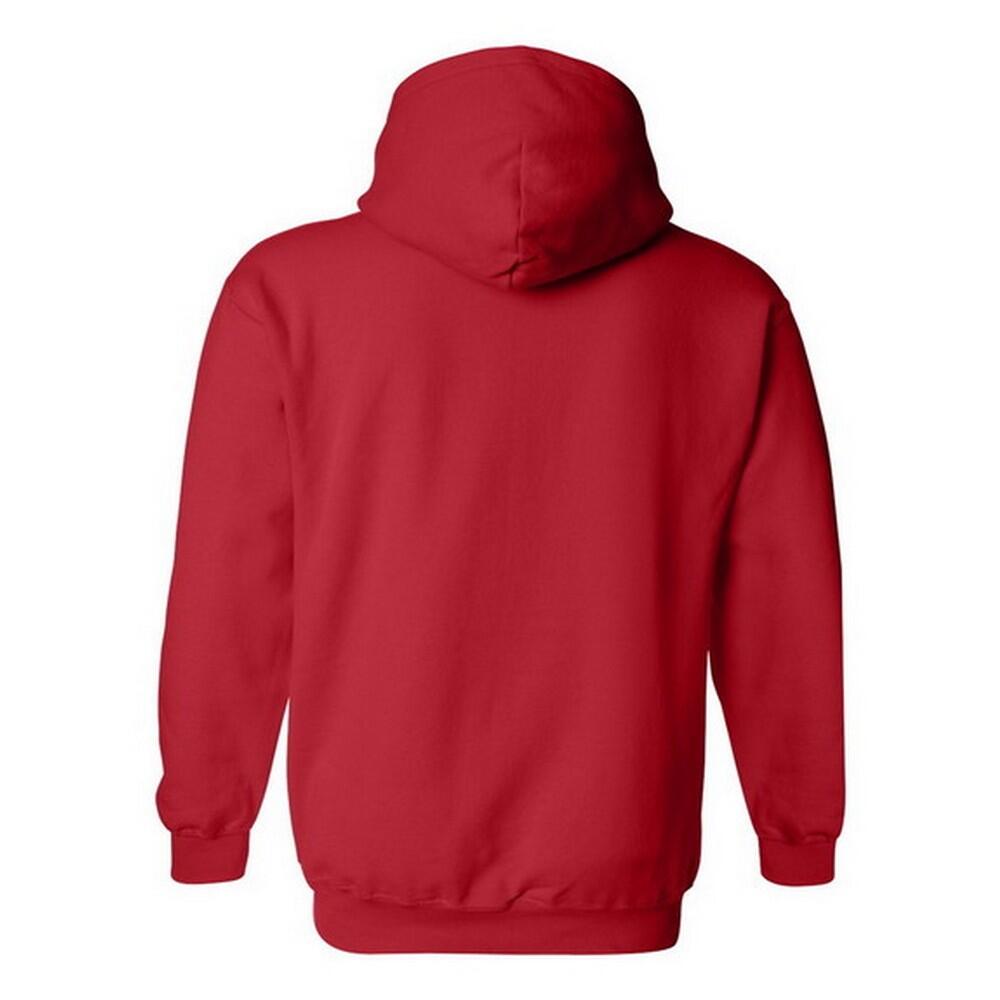 Felpa Con Cappuccio Uomo Gildan Rosso 2/3