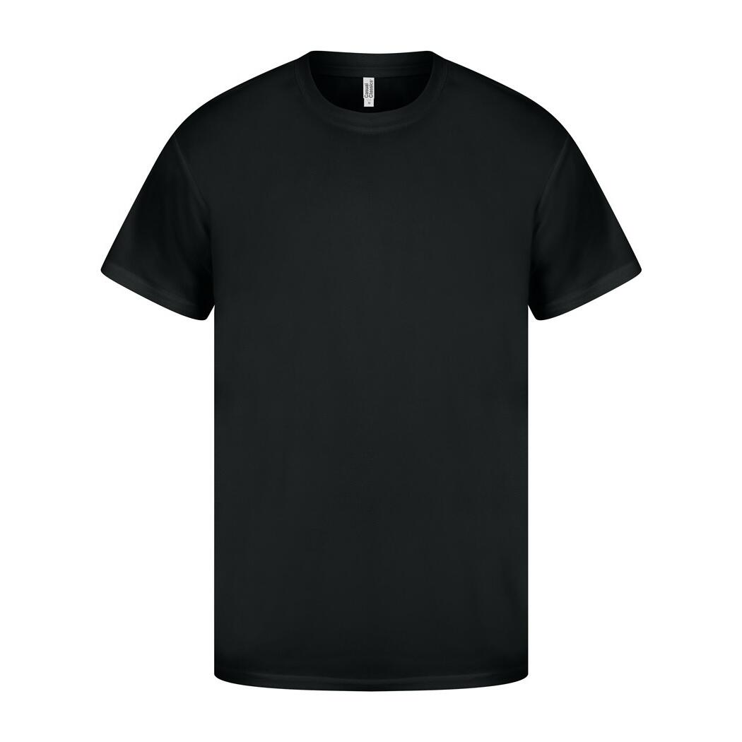 CASUAL CLASSICS Mens Original Tech TShirt (Black)