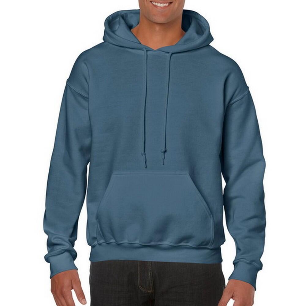 Felpa Con Cappuccio Uomo Gildan Blu Indaco 3/3