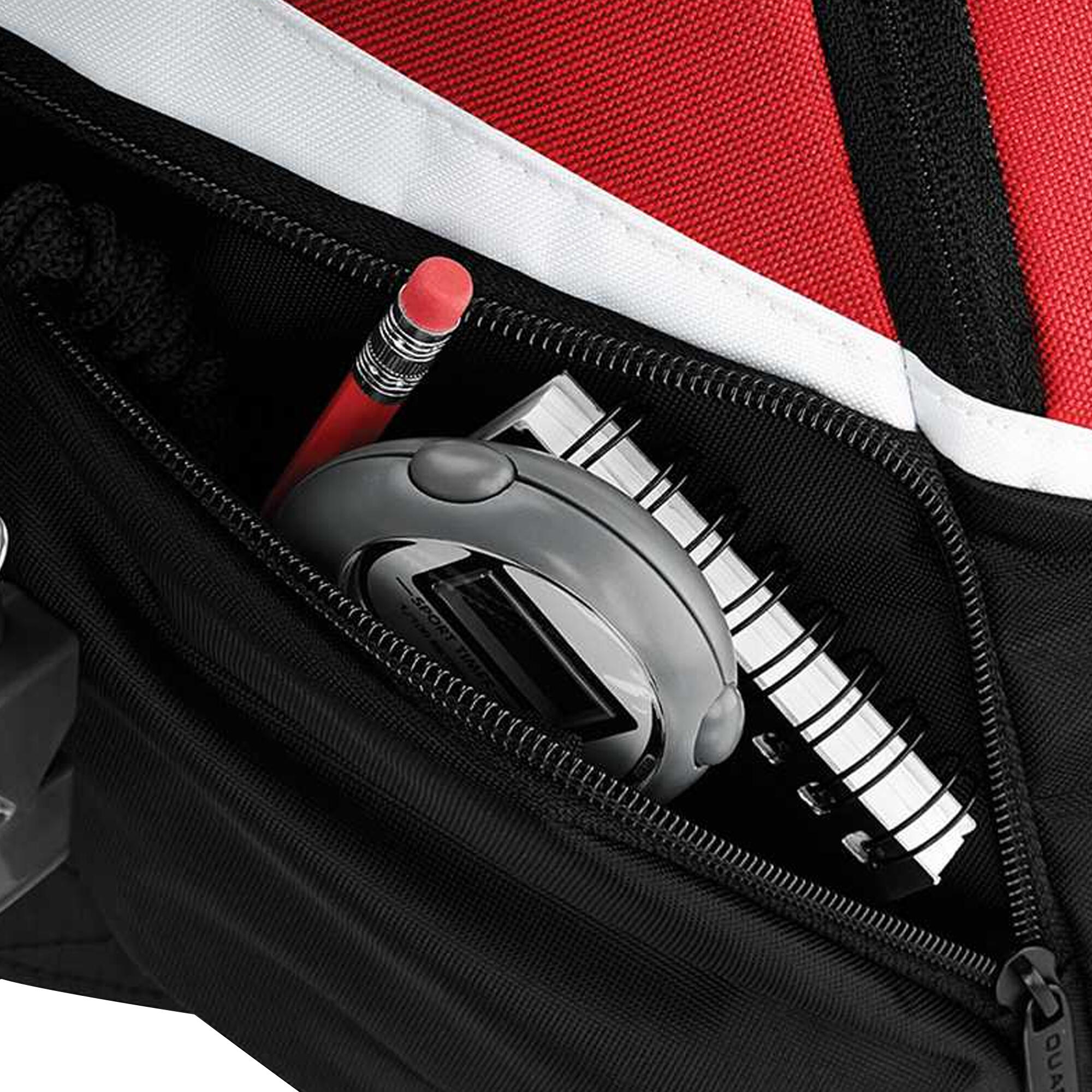 Pro Team Backpack / Rucksack Bag (17 Litres) (Classic Red/Black/White) 4/4