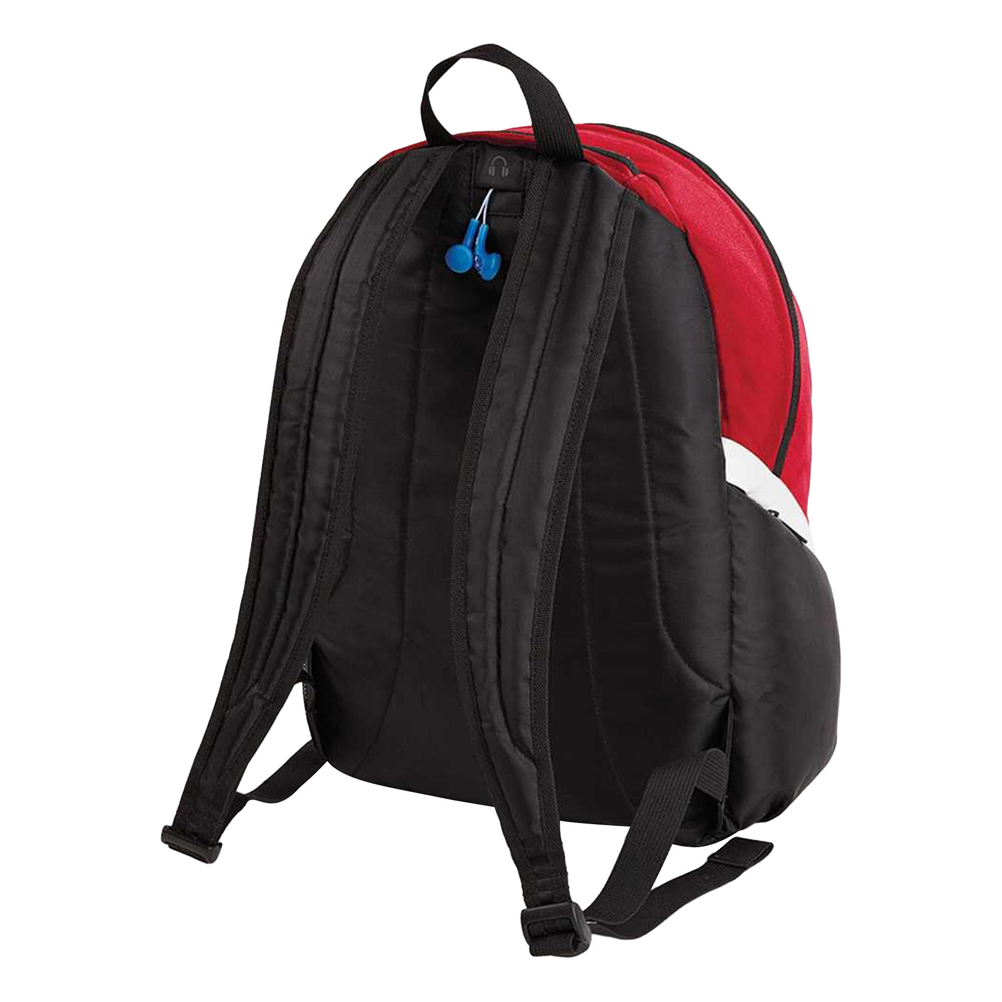Pro Team Backpack / Rucksack Bag (17 Litres) (Classic Red/Black/White) 2/4