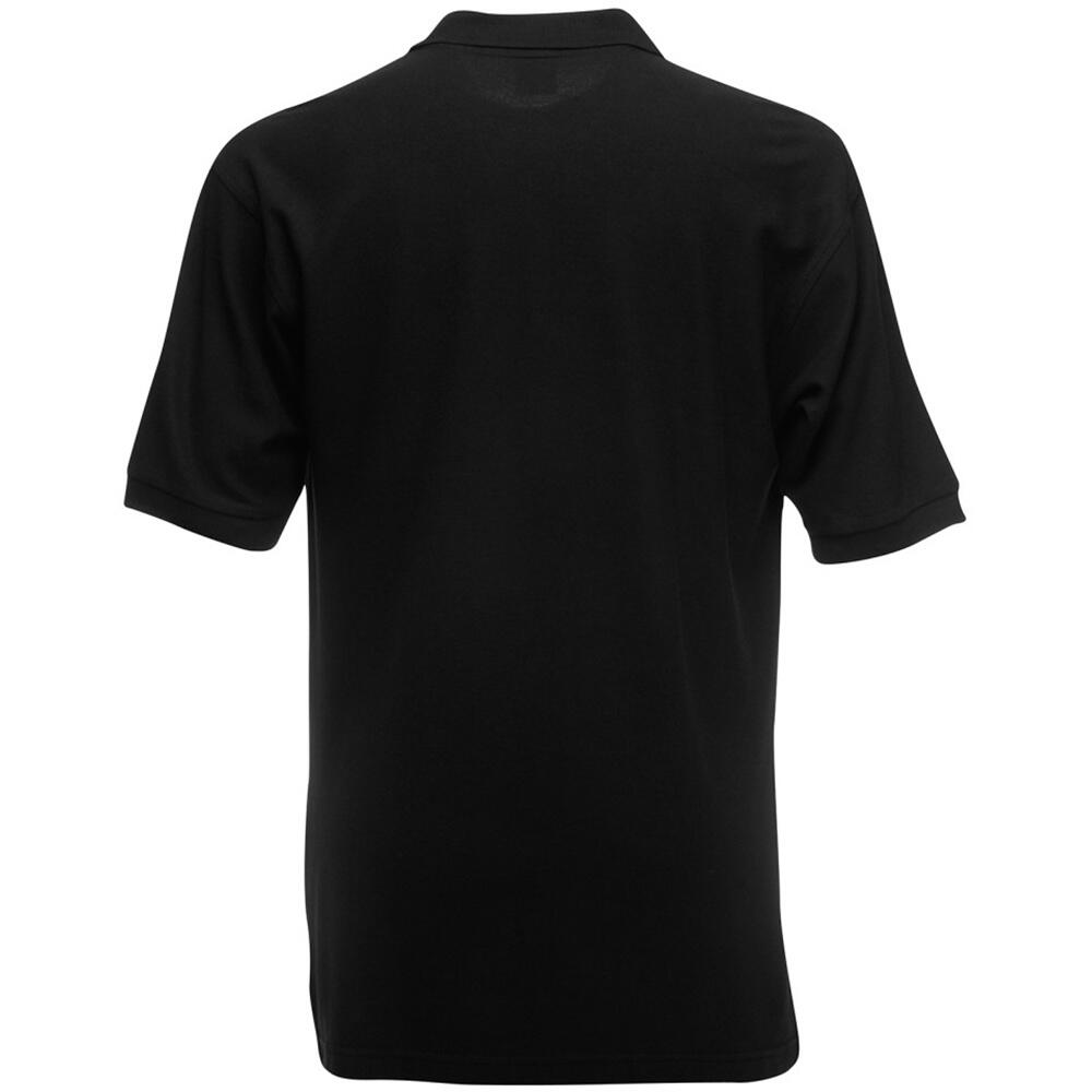 6535 Piqué PoloShirt, Kurzarm Herren Schwarz 2/2
