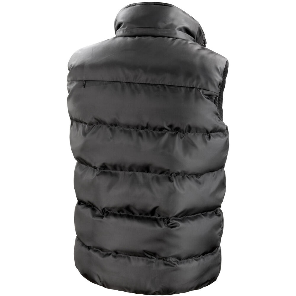 Gilet Imbottito E Foderato Uomo Result Nero 2/4