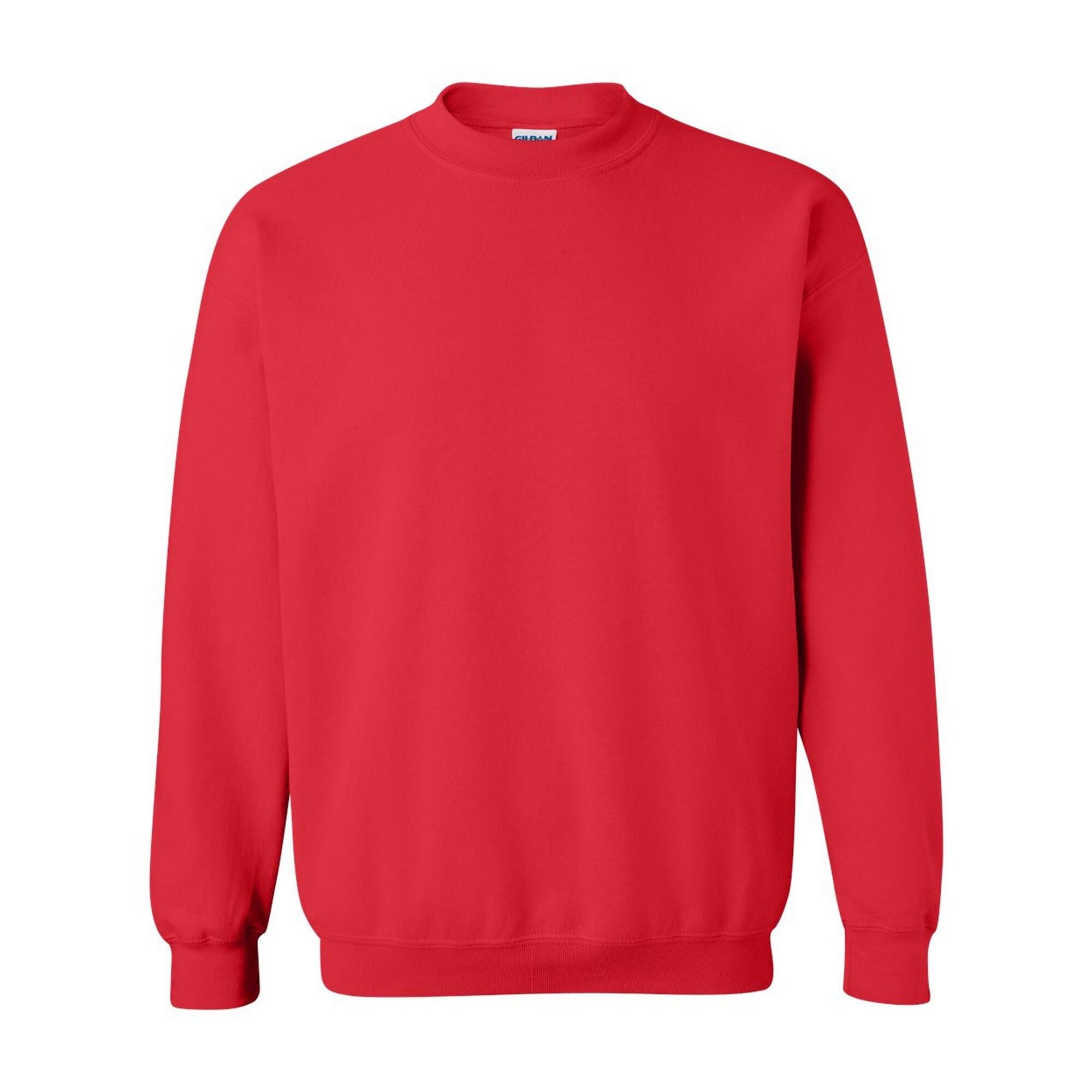 GILDAN Heavy Blend Unisex Adult Crewneck Sweatshirt (Red)