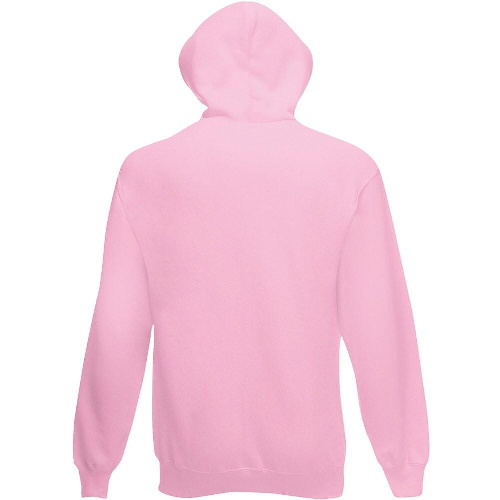 Mens Hooded Sweatshirt / Hoodie (Light Pink) 2/2