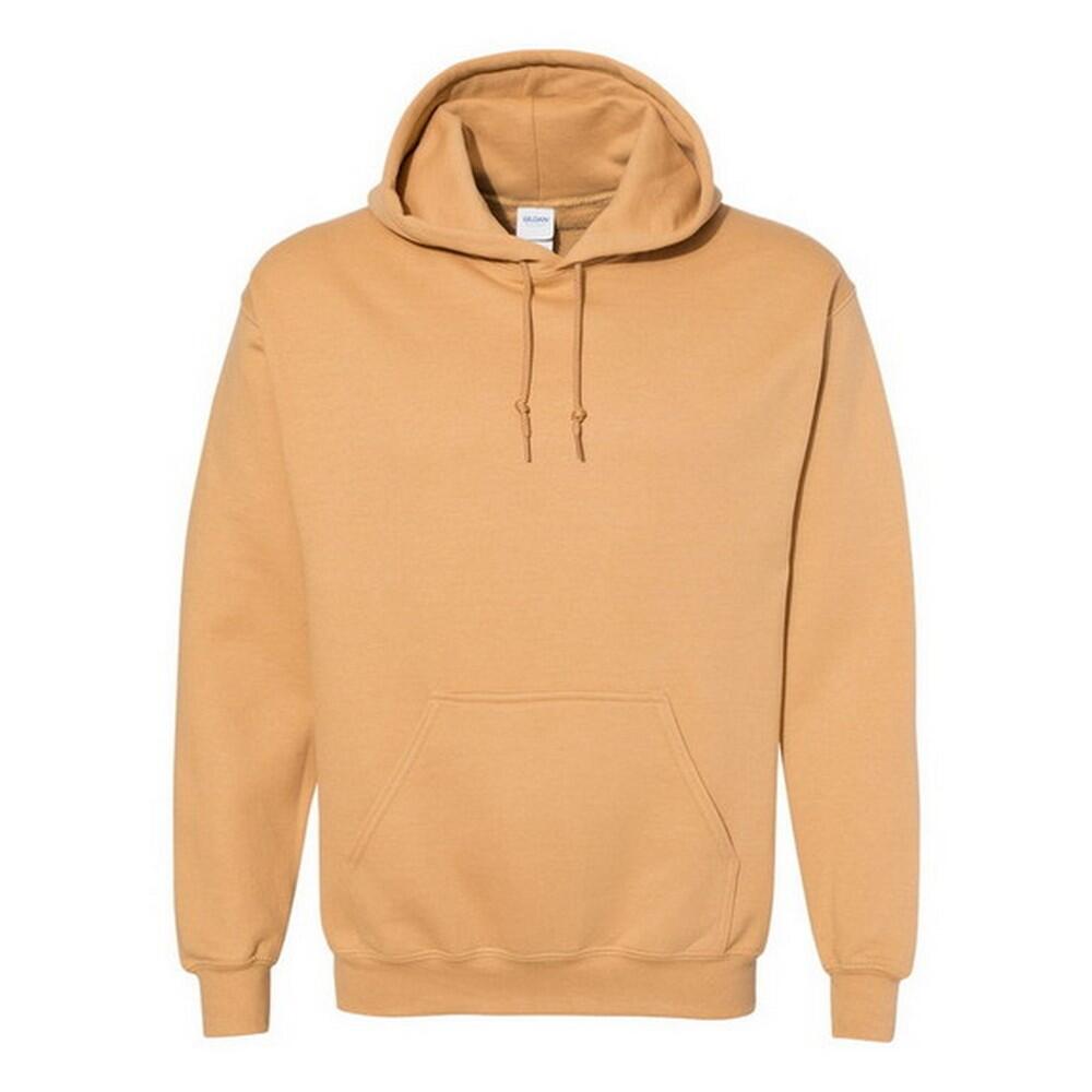 GILDAN Heavy Blend Adult Unisex Hooded Sweatshirt / Hoodie (Old Gold)