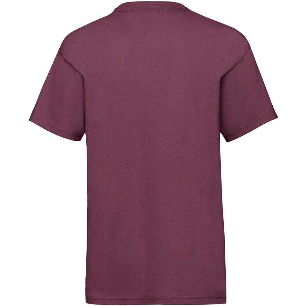 TShirt, kurzärmlig Kinder Burgunder 2/2