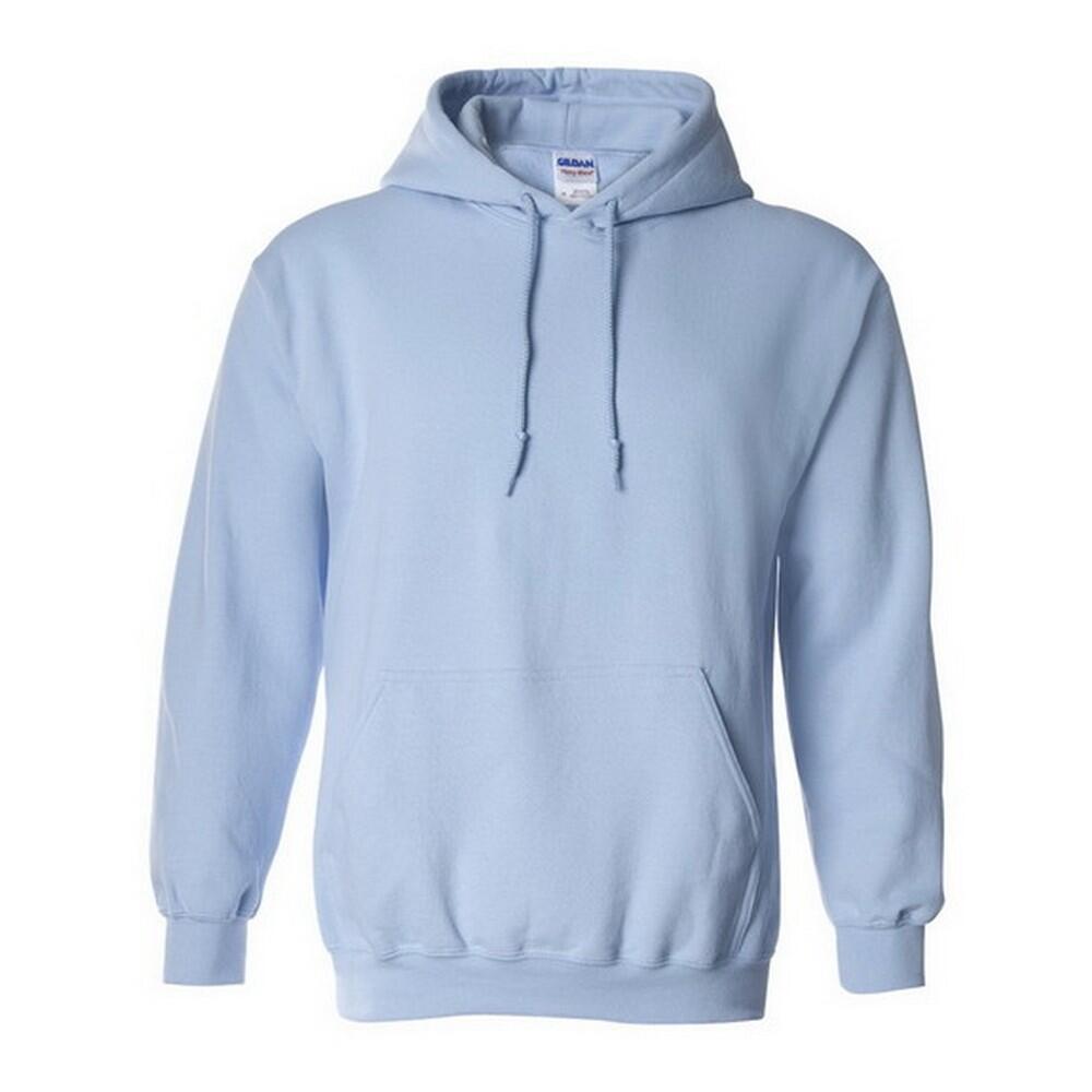 Heavy Blend Adult Unisex Hooded Sweatshirt Hoodie (Light Blue