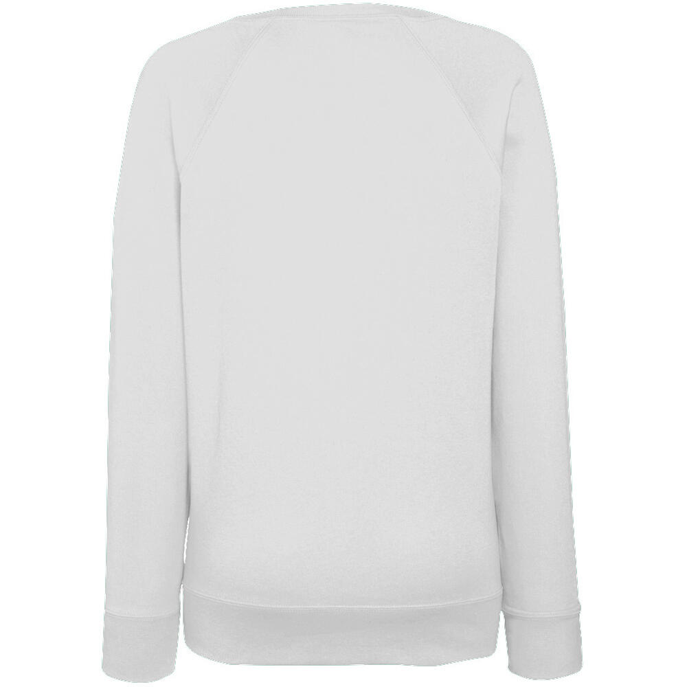 Sweatshirt À Manches Raglan Femme (Blanc) 2/2