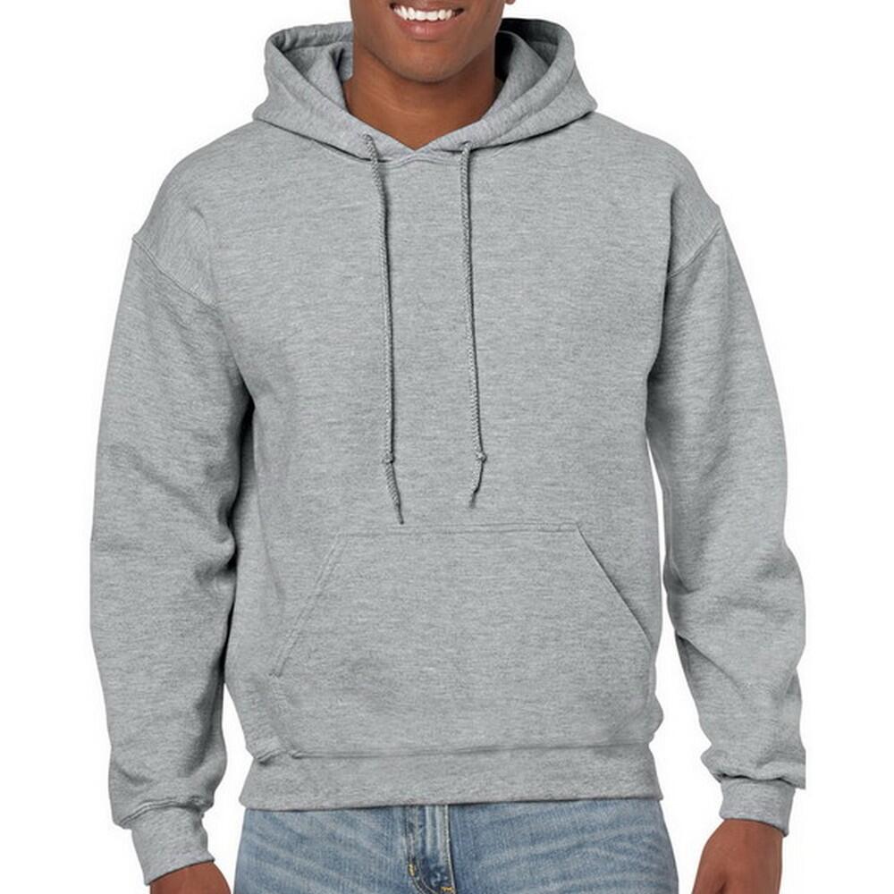 Sweatshirt À Capuche Unisexe (Gris Argent) 3/3