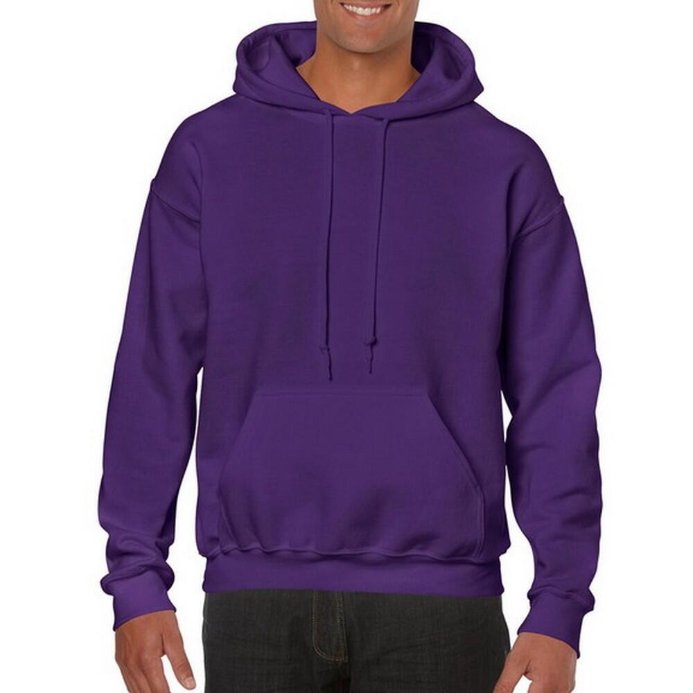 Sweatshirt À Capuche Unisexe (Violet Foncé) 3/3