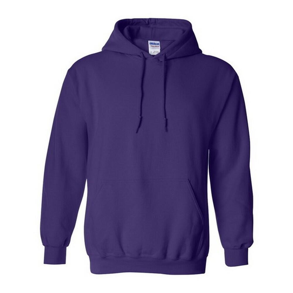 GILDAN Heavy Blend Adult Unisex Hooded Sweatshirt / Hoodie (Purple)