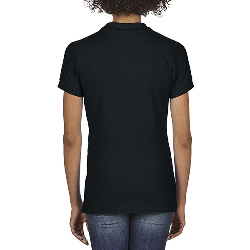 Polo A Manica Corta Donna Gildan Softstyle Nero 3/3