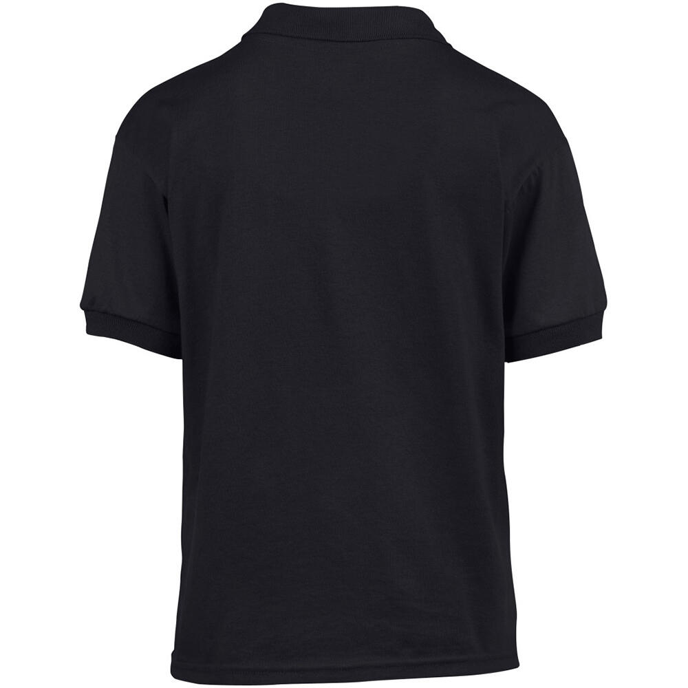 DryBlend PoloShirt Kinder Schwarz 3/5