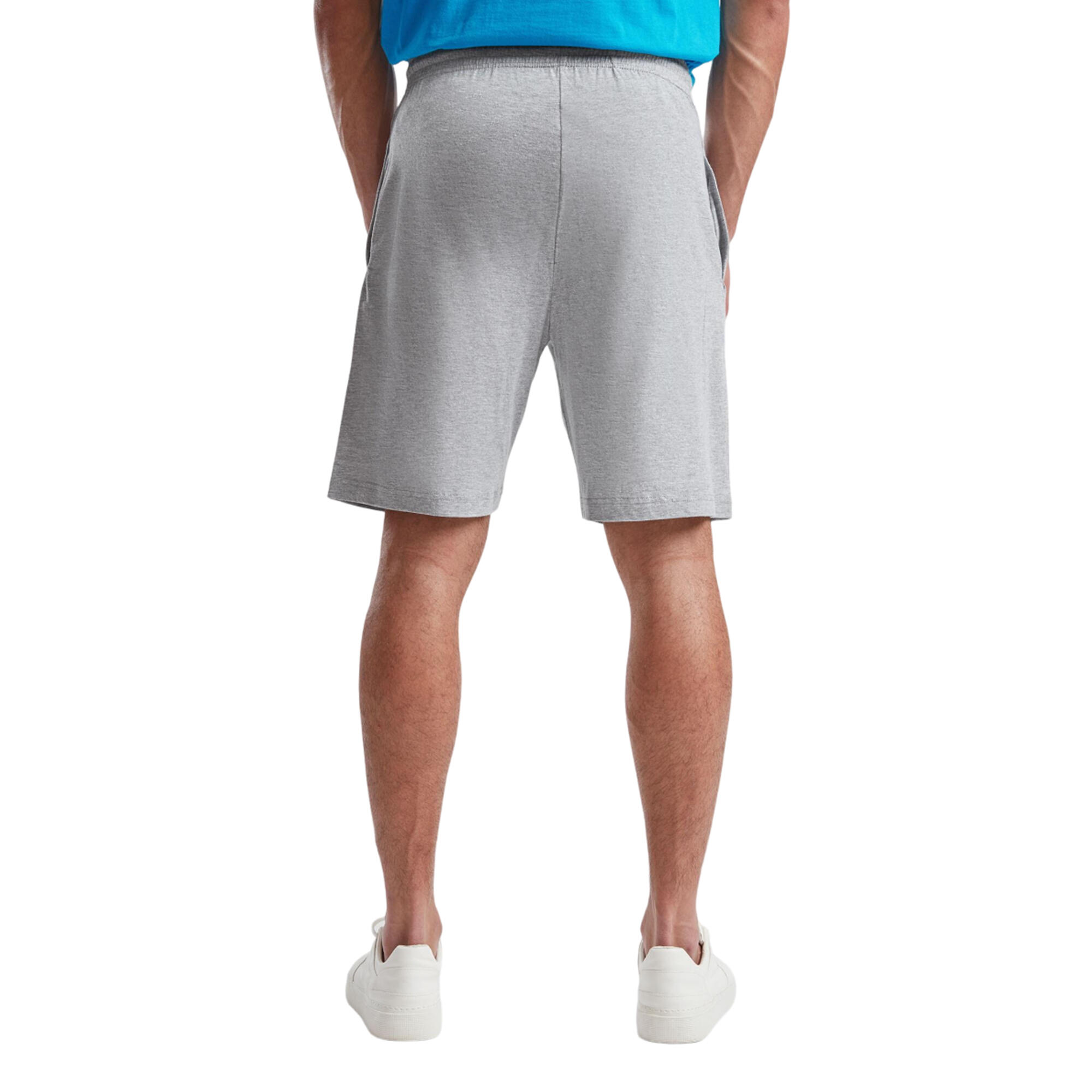 Unisex Adult Iconic 195 Jersey Shorts (Heather Grey) 2/3