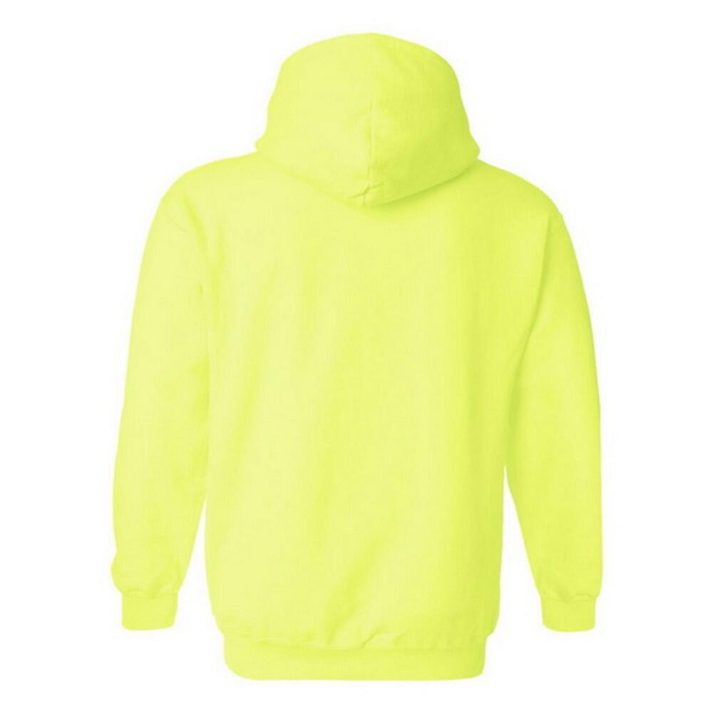 Felpa Con Cappuccio Uomo Gildan Verde Fluorescente 2/3