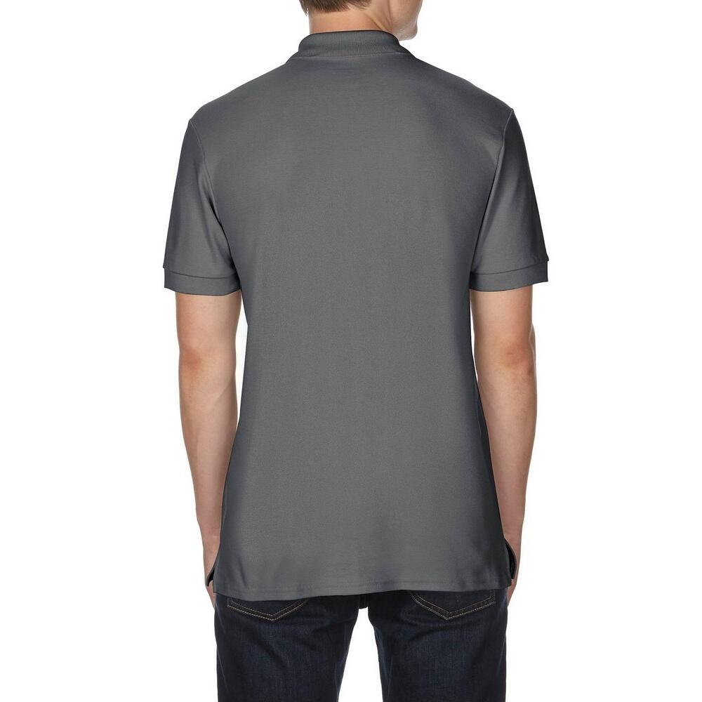 Polo Puro Cotone Uomo Gildan Premium Carbone 2/2