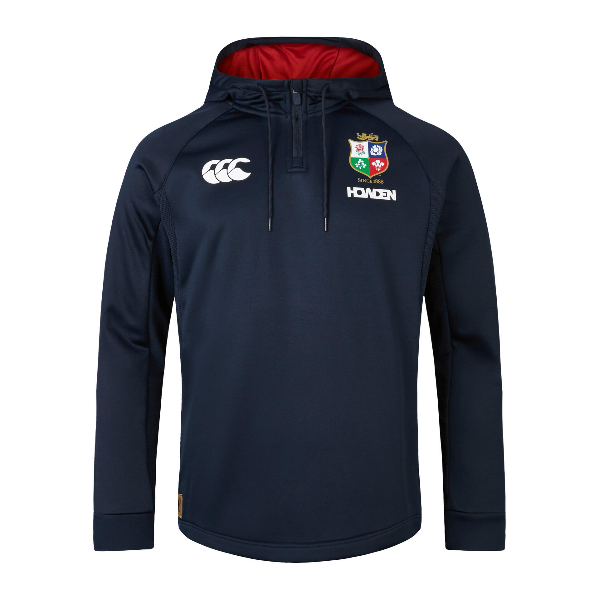 CANTERBURY British & Irish Lions 2025 Mens Rugby ¼ Zip Hoodie
