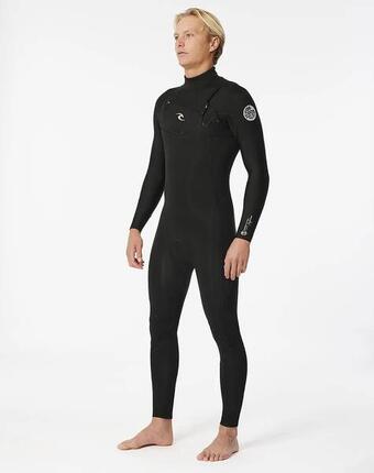 Combinaison surf homme - zip poitrine - Dawn Patrol 4/3 mm Performance