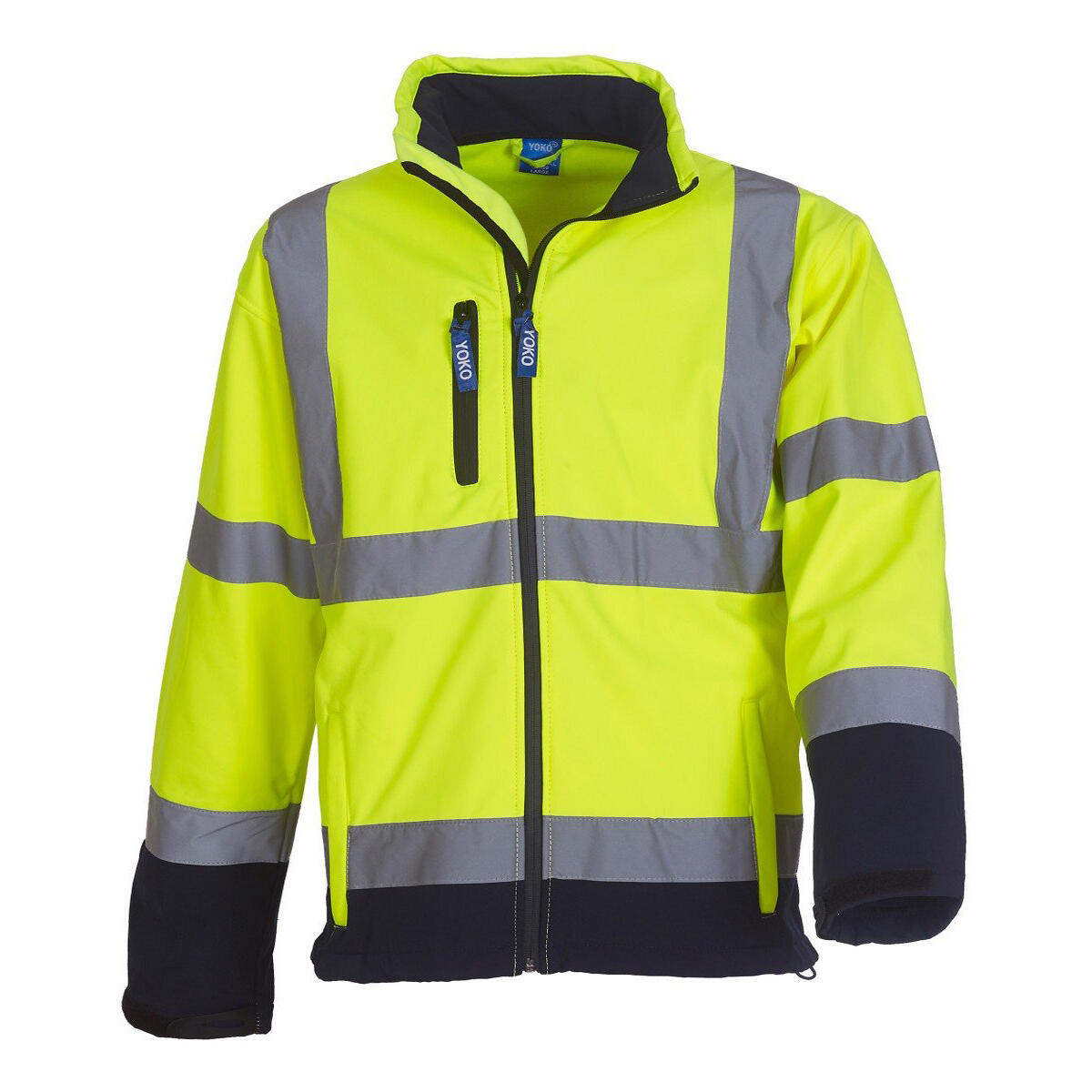 fluo neon yellow / navy blue