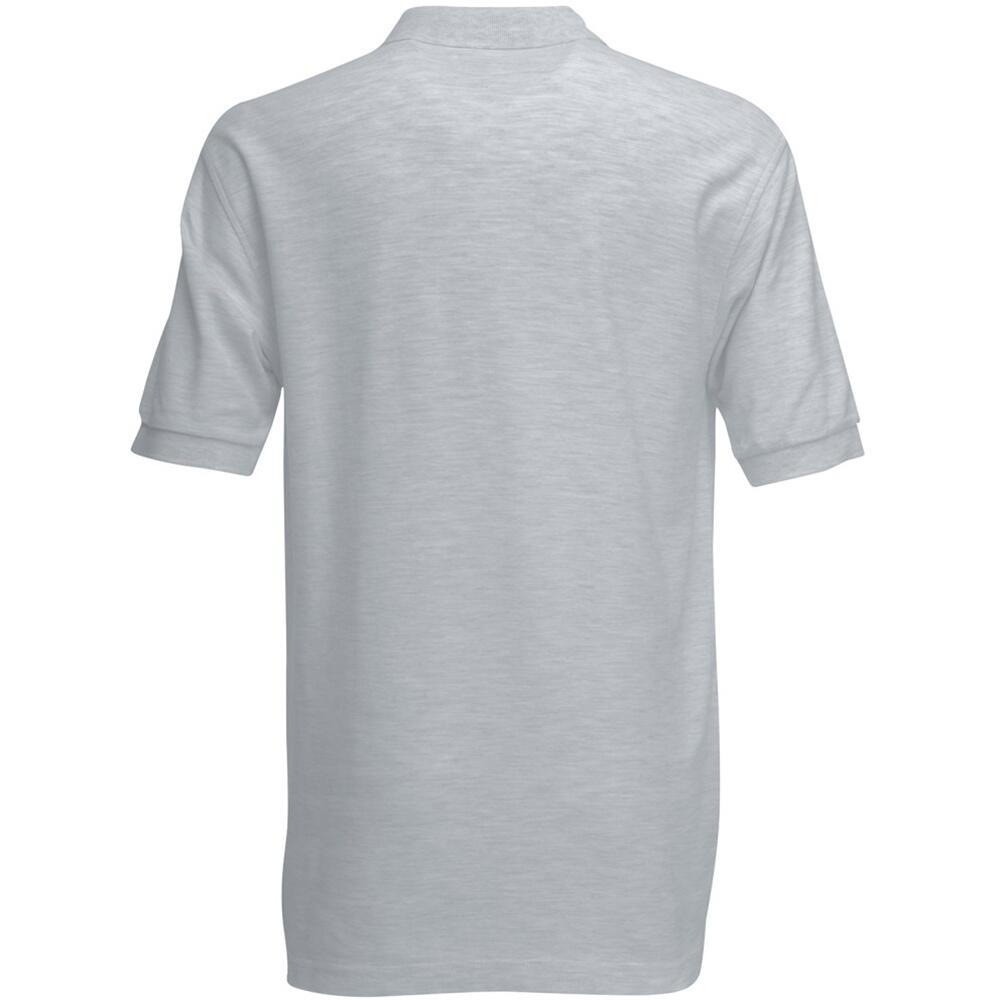 6535 Piqué PoloShirt, Kurzarm Herren Grau meliert 2/2