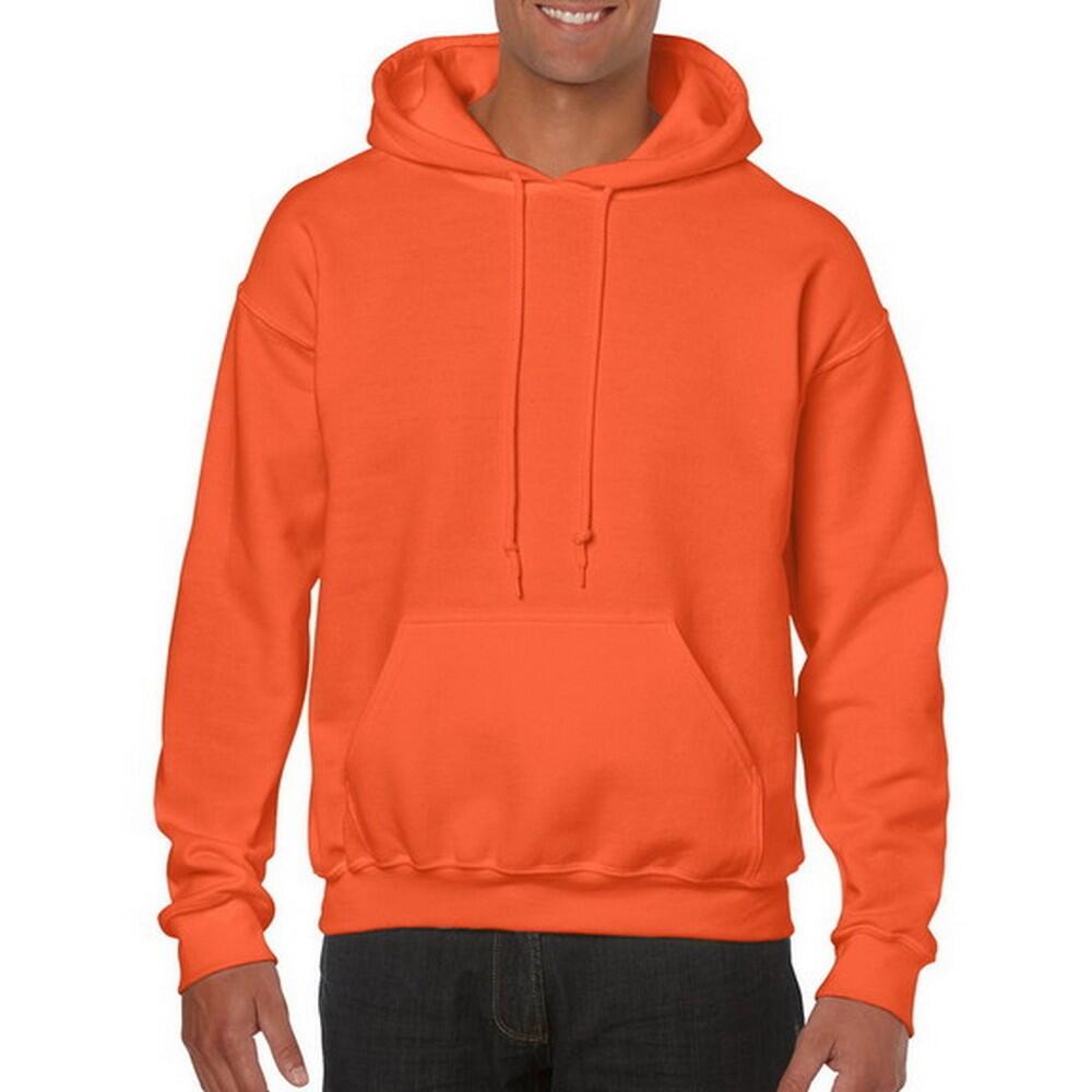 Felpa Con Cappuccio Uomo Gildan Arancio 3/3