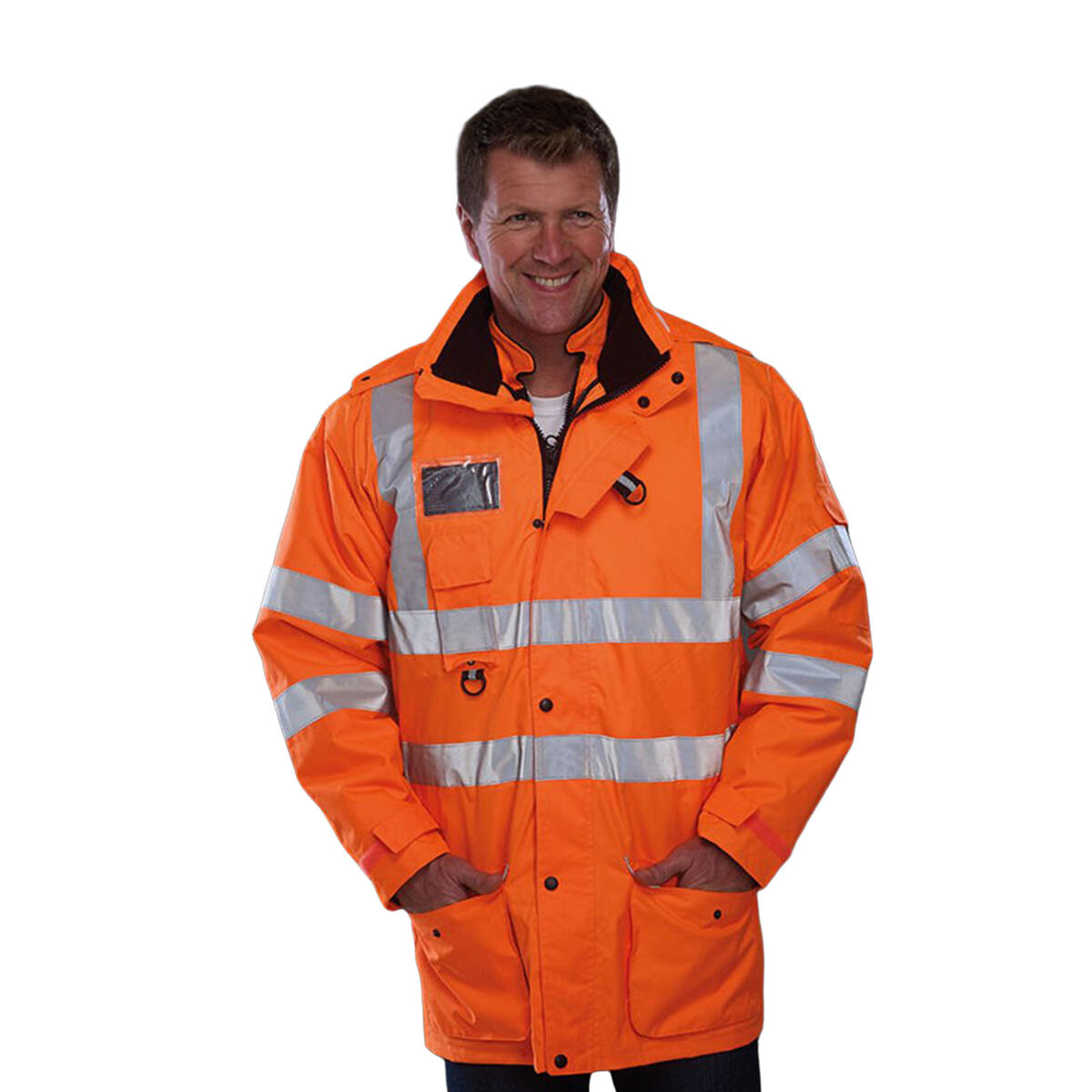 Hi Vis MultiFunction Breathable & Waterproof 7In1 Jacket (Pack Of 2) (Hi Vis 4/4