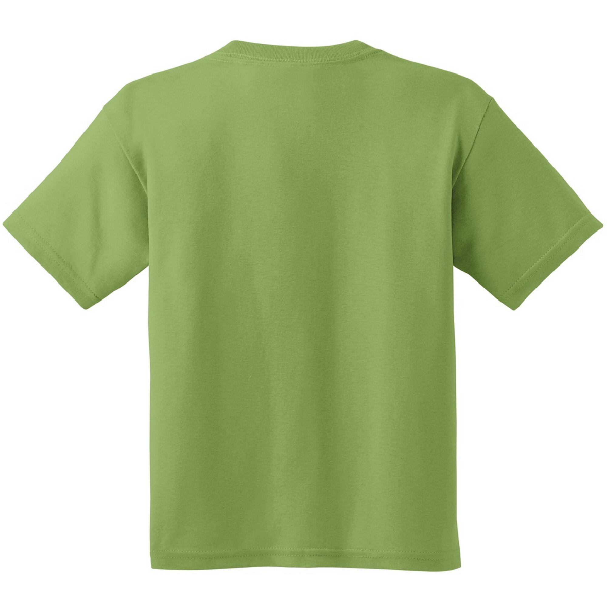 Childrens Unisex Heavy Cotton TShirt (Pack Of 2) (Kiwi) 2/2