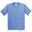 TShirt mit Rundhalsausschnitt, kurzärmlig Kinder Wasserblau