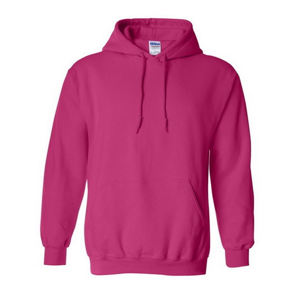 GILDAN Heavy Blend Adult Unisex Hooded Sweatshirt / Hoodie (Heliconia)