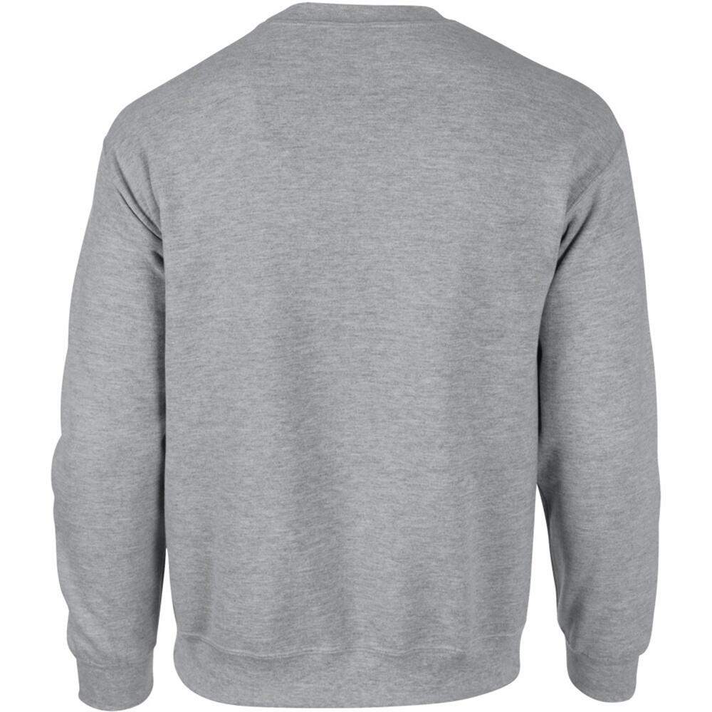 DryBlend Sweatshirt Pullover mit Rundhalsausschnitt Damen und Herren Grau 2/2