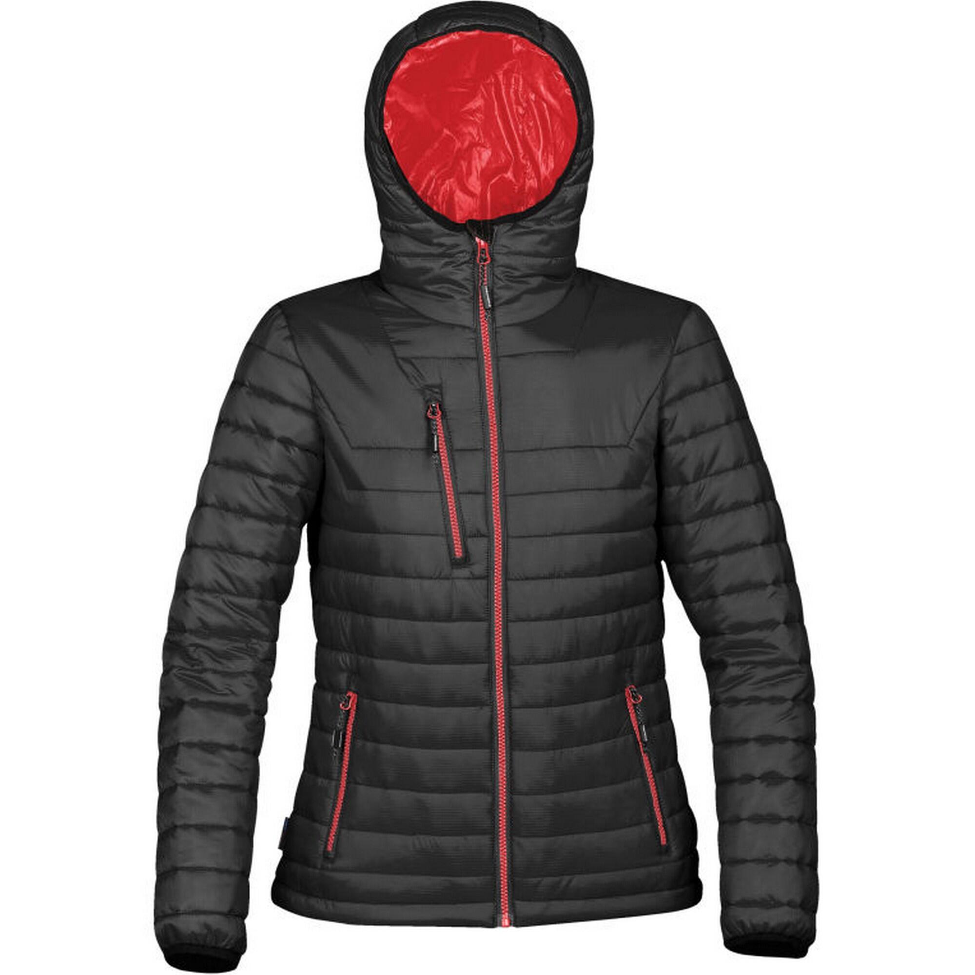 black / red